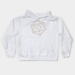 Dungeons and Dragons Die Glitch Kids Hoodie